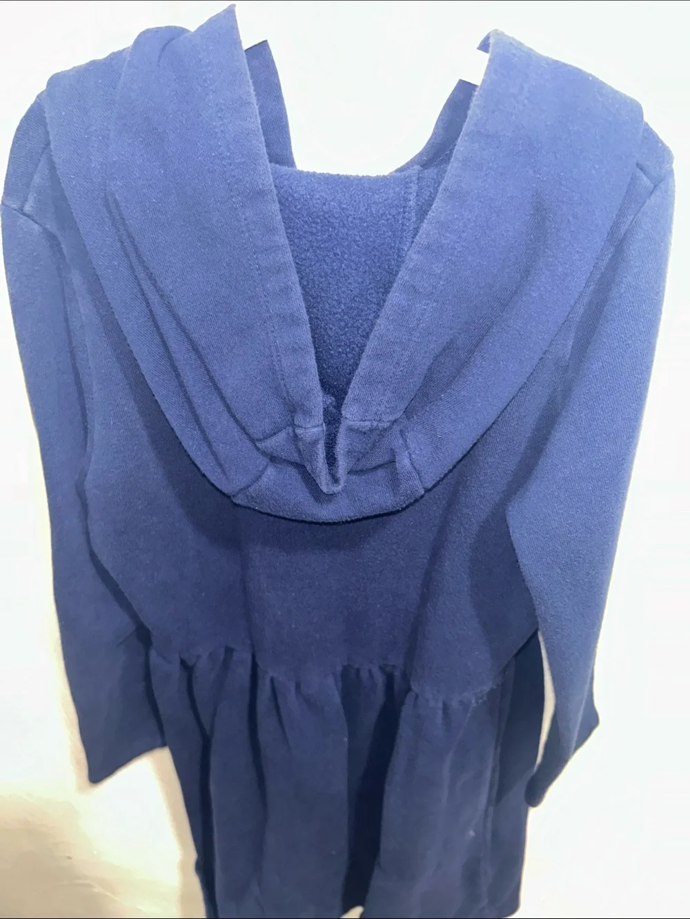Carter's Navy Hoodie Dress with Sequin Unicorn